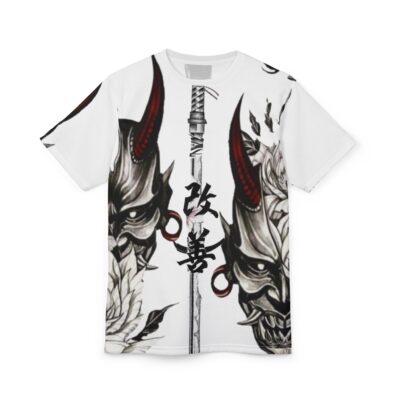 samurai graphic tee ( 100% polyester )