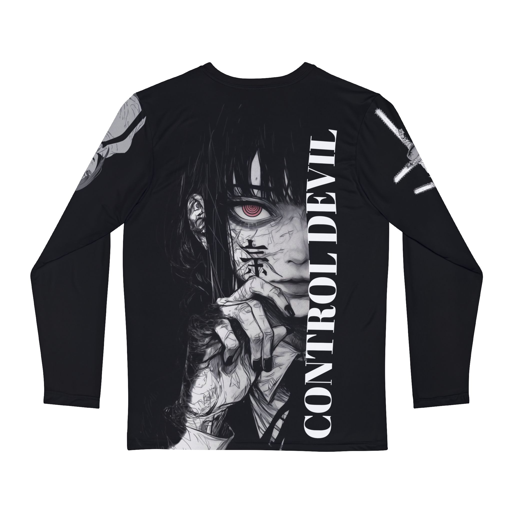 chainsaw man long sleeve ( 100% polyester ) chainsaw man long sleeve ( 100% polyester )