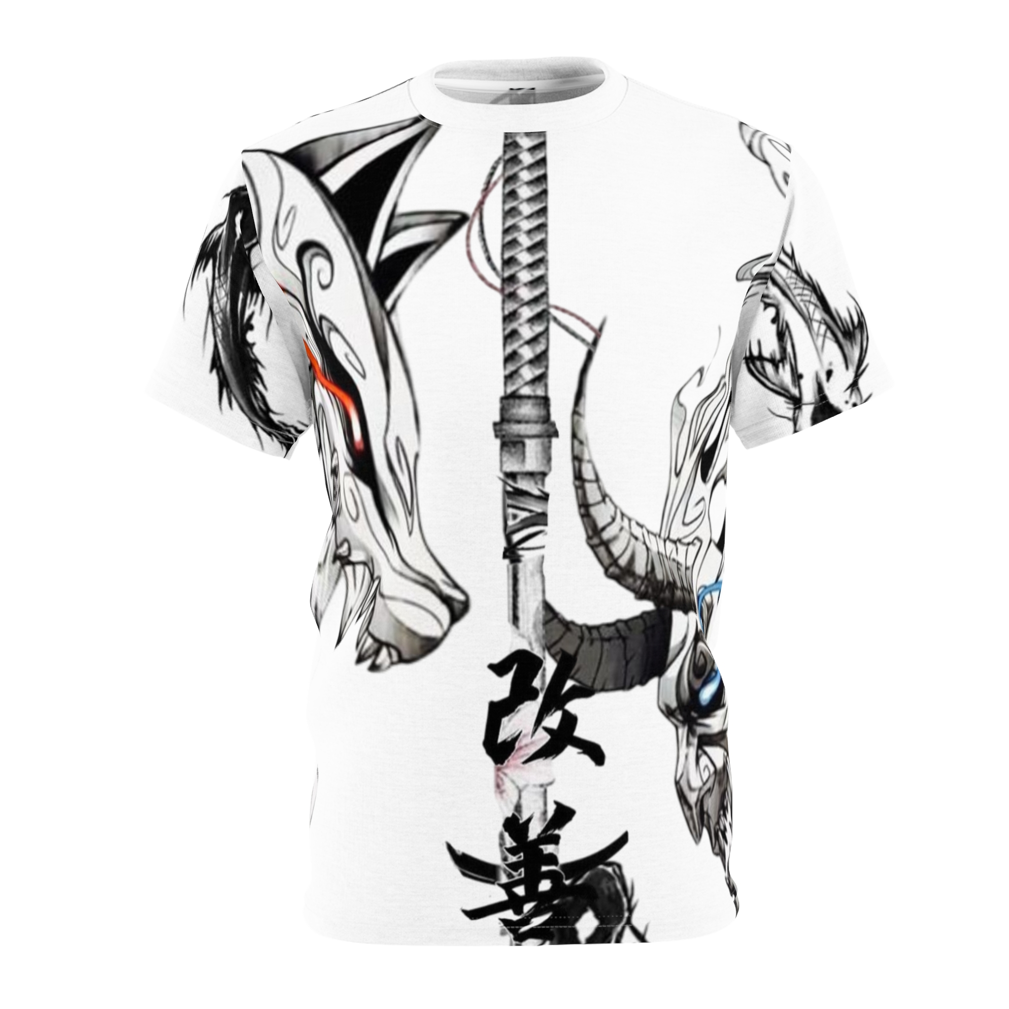 monochrome graphic t shirt ( 100% polyester ) monochrome graphic t shirt ( 100% polyester )