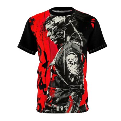 vibrant graphic tee ( 100% polyester )