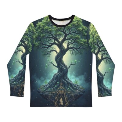 mystical tree long sleeve shirt ( 100% polyester )